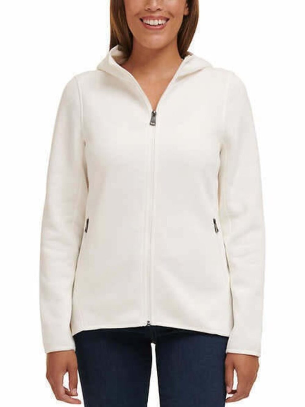 Andrew Marc Womens Fleeced Lined Full Zip Jacket